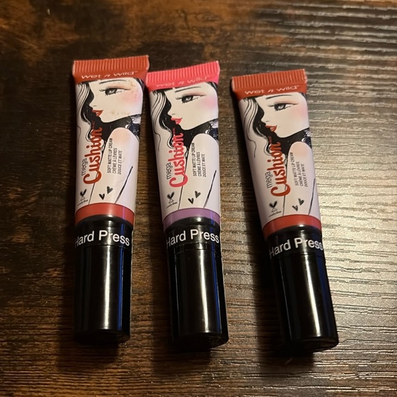 Wet And Wild Mega Cushion Lip Cream Bundle 3 Pack - Picture 1 of 1